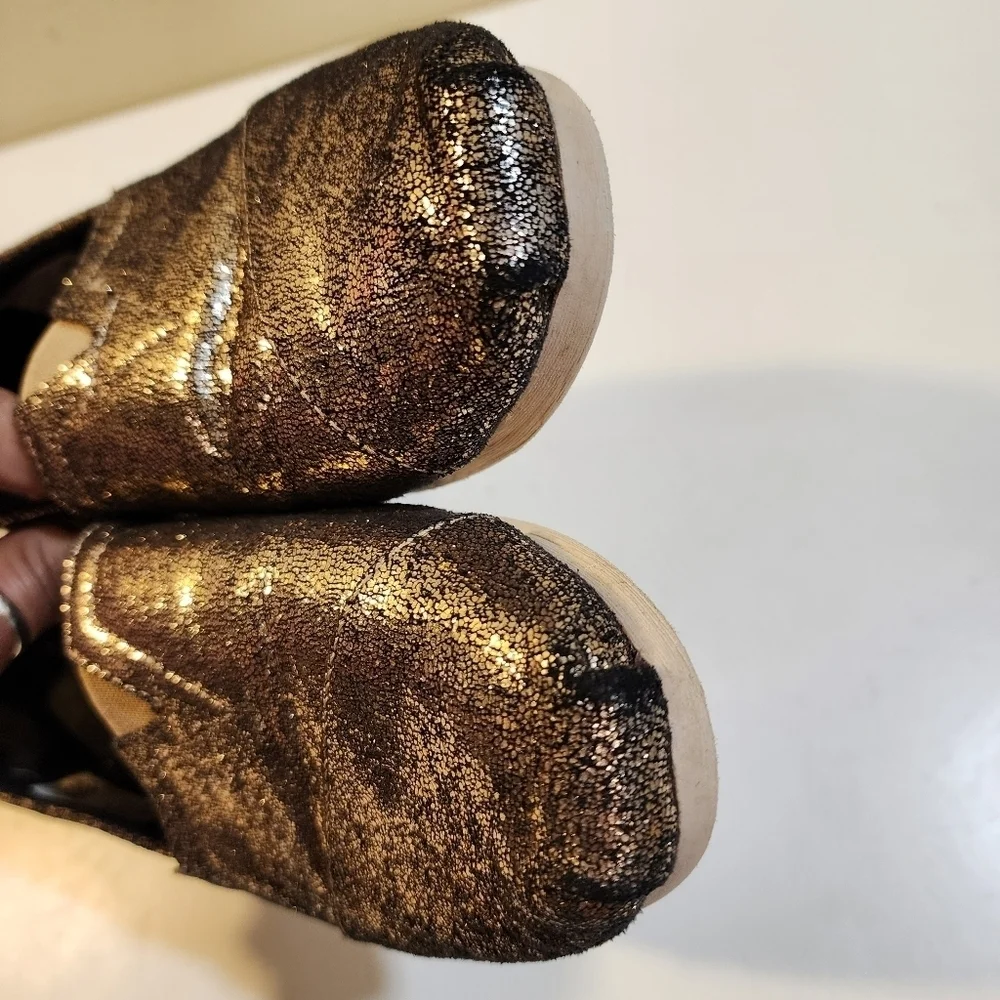 Toms Women's Flat Glitter Espadrilles size 7